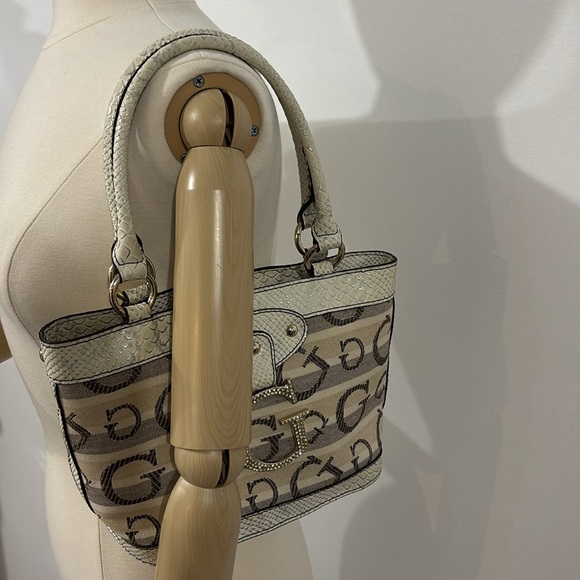 Vintage Guess Shoulder Purse/Tote - Picture 4 of 10